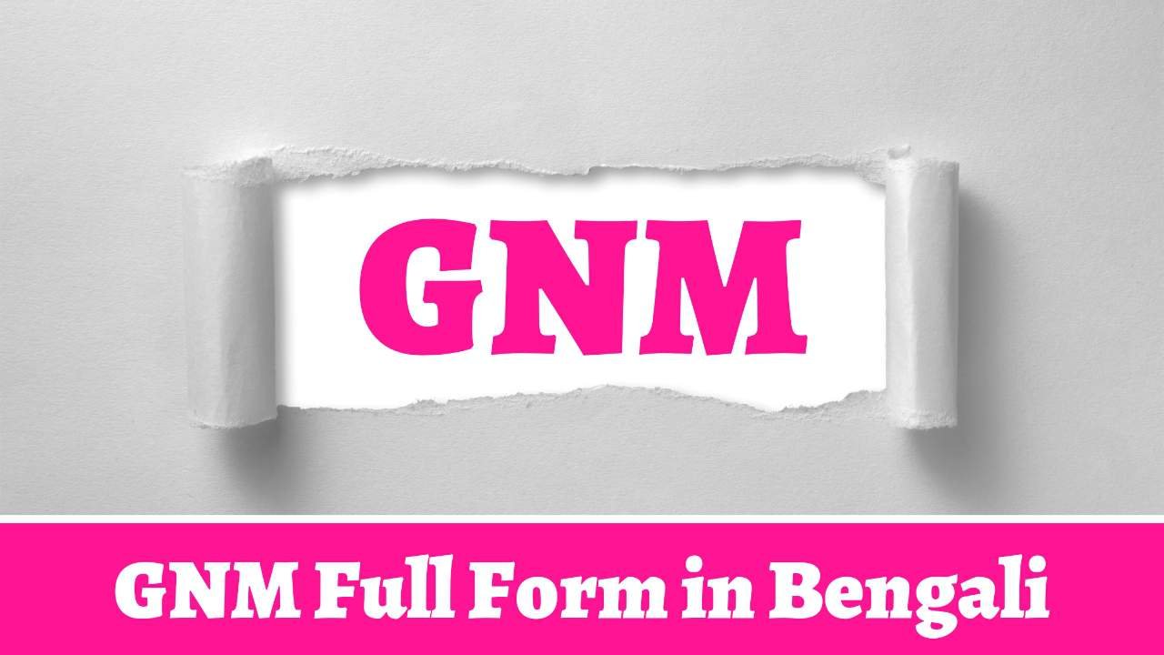 GNM Full Form in Bengali