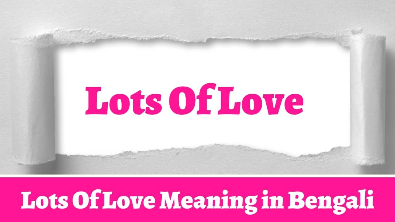 Lots Of Love Meaning in Bengali