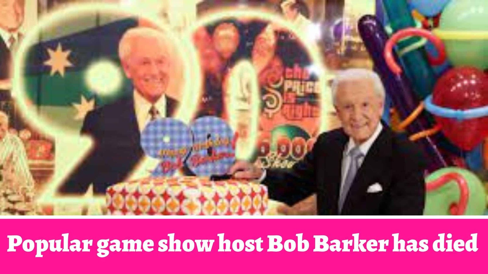 Popular game show host Bob Barker has died