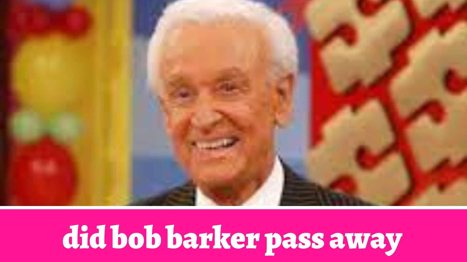 did bob barker pass away